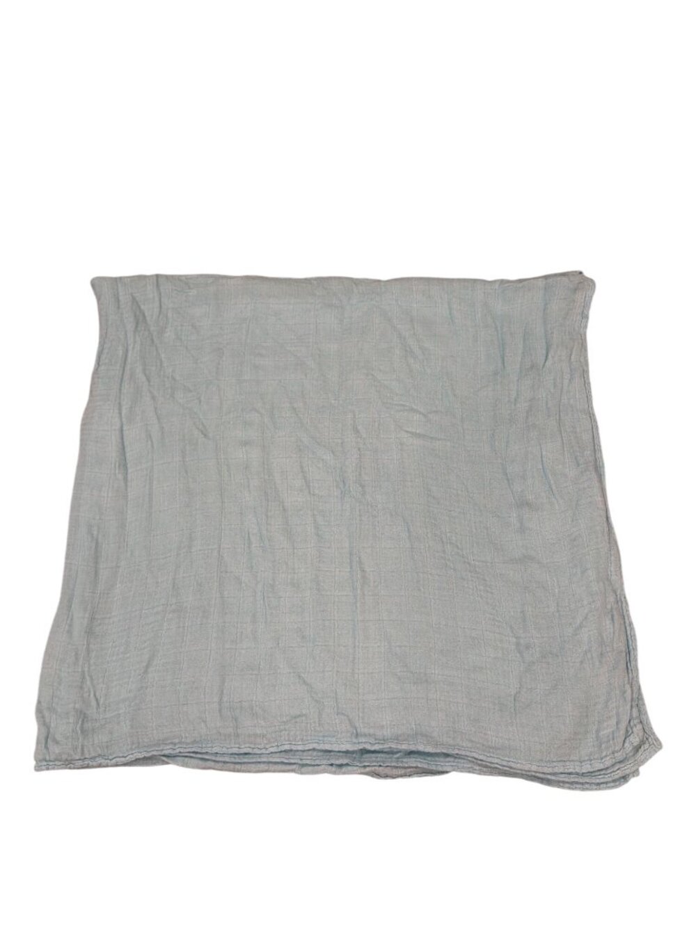Aden + Anais Muslin Swaddle Blanket Aqua Blue Cotton Baby Receiving Blanket